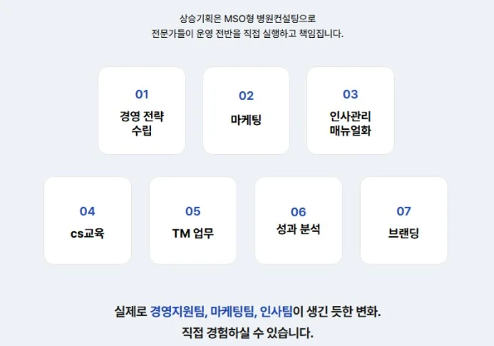 개원예정, 컨설팅